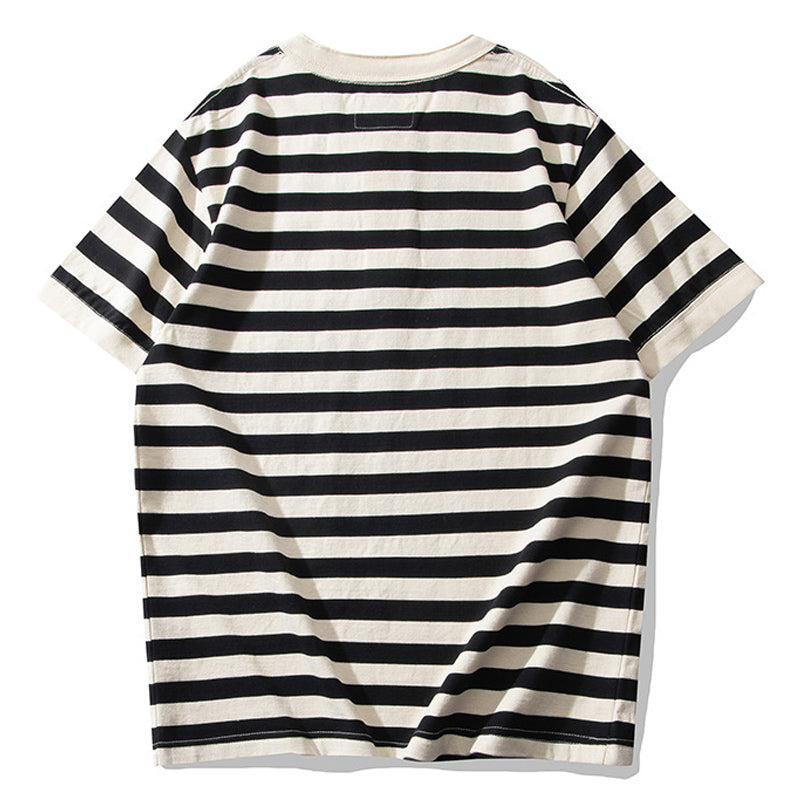 夏新作アメカジボーダーTシャツ henry shirt TEE