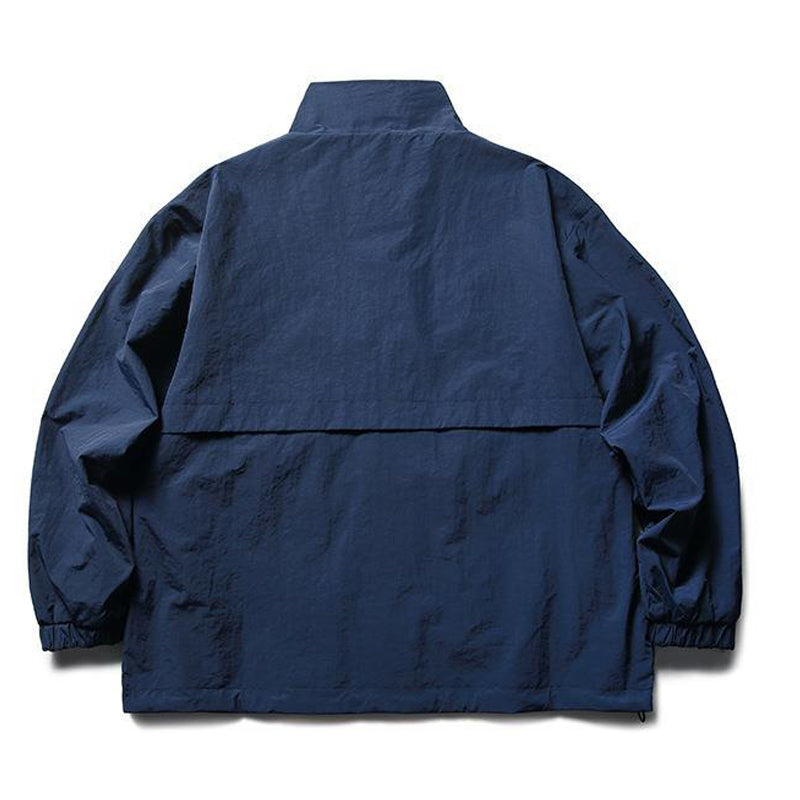 2-in-1 multi-pocket stand-collar work jacket
