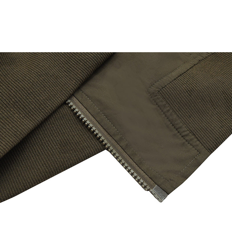 Retro, loose-fitting baseball jacket for outdoor casual wear