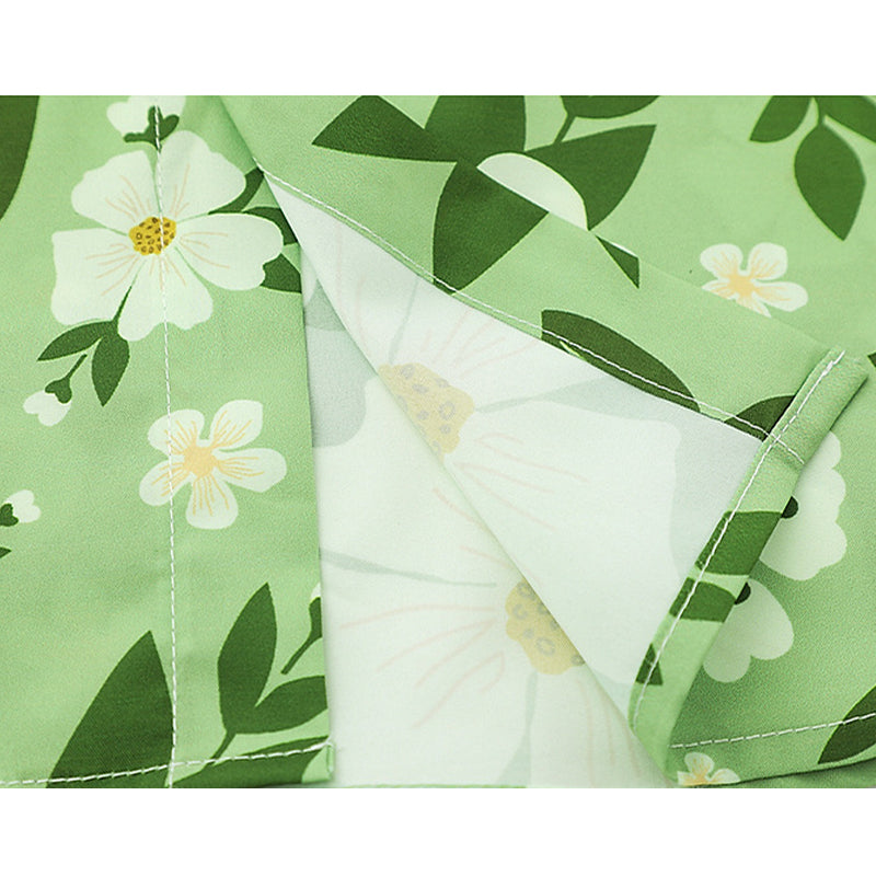 New for summer: Aloha print short-sleeved shirt