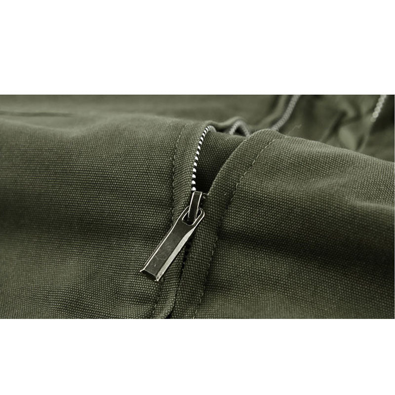 "M-4XL" Corduroy Neck Padded Jacket