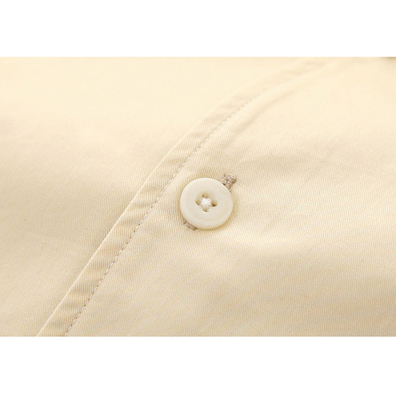 Retro Embroidered Bowling Short Sleeve Cuban Shirt
