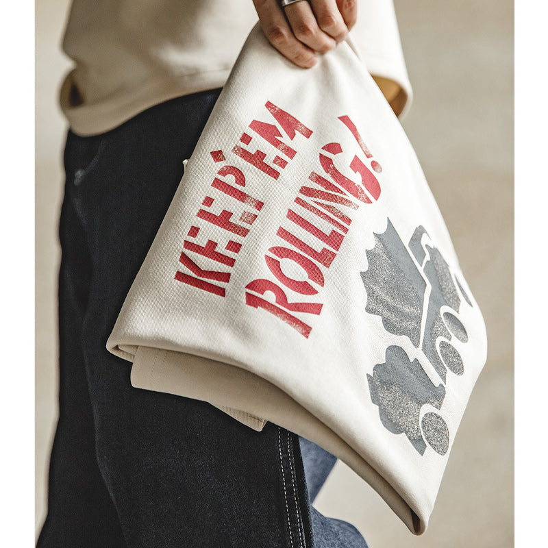 ヴィンテージアルファベットプリントTシャツ