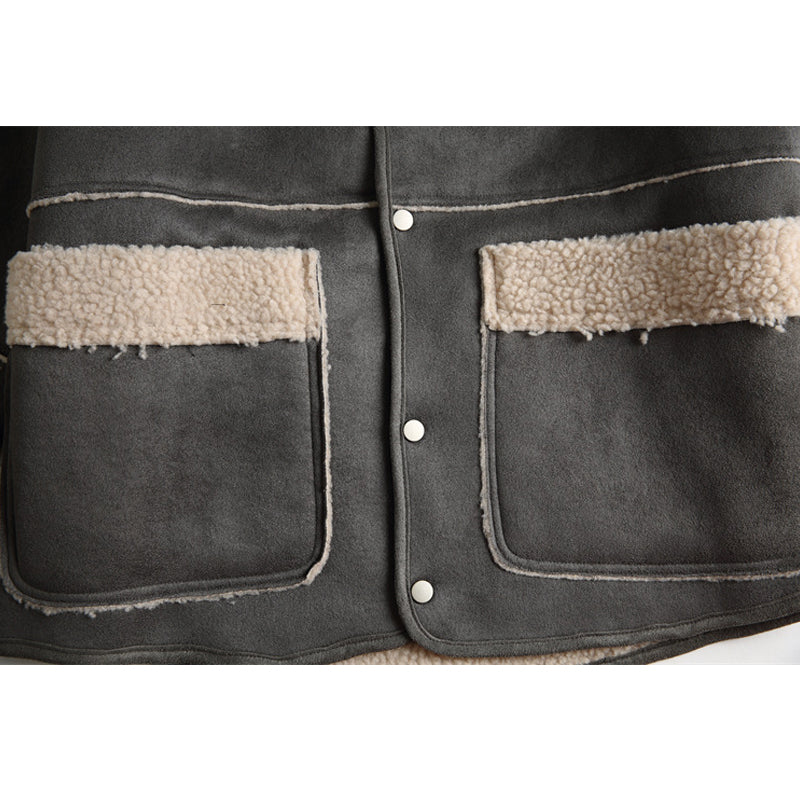 Men's Lambswool Warm Loose Fit Jacket