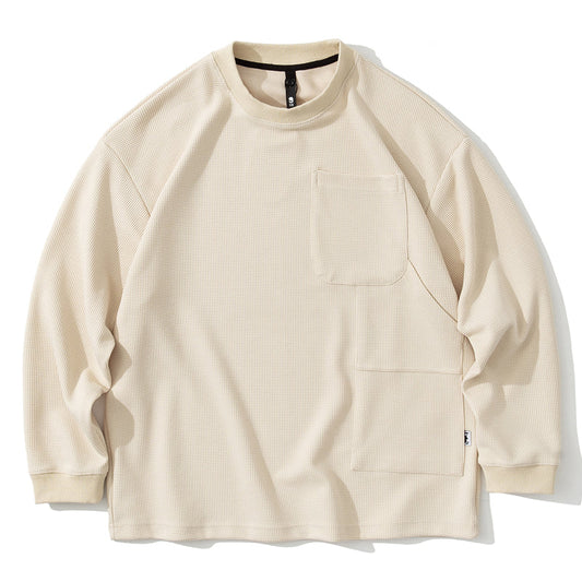 cityboy 350g Heavyweight Waffle Long Sleeve Tee