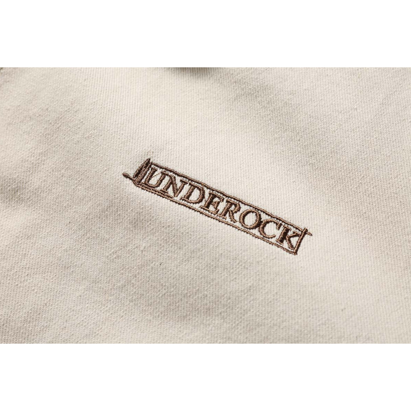 Mixed color turndown collar striped button jacket