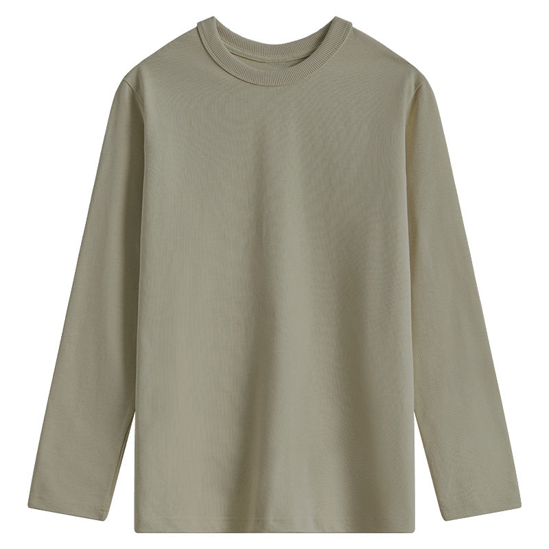 無地 綿100% ロンT ロングスリーブ Tシャツ