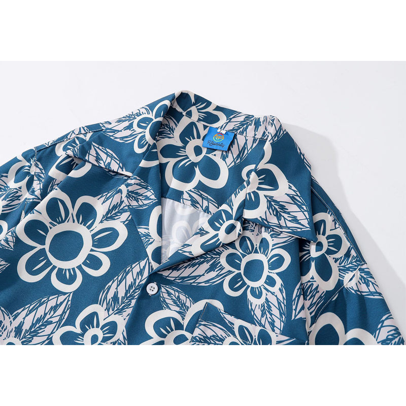 New for summer: Graffiti print short-sleeved shirt