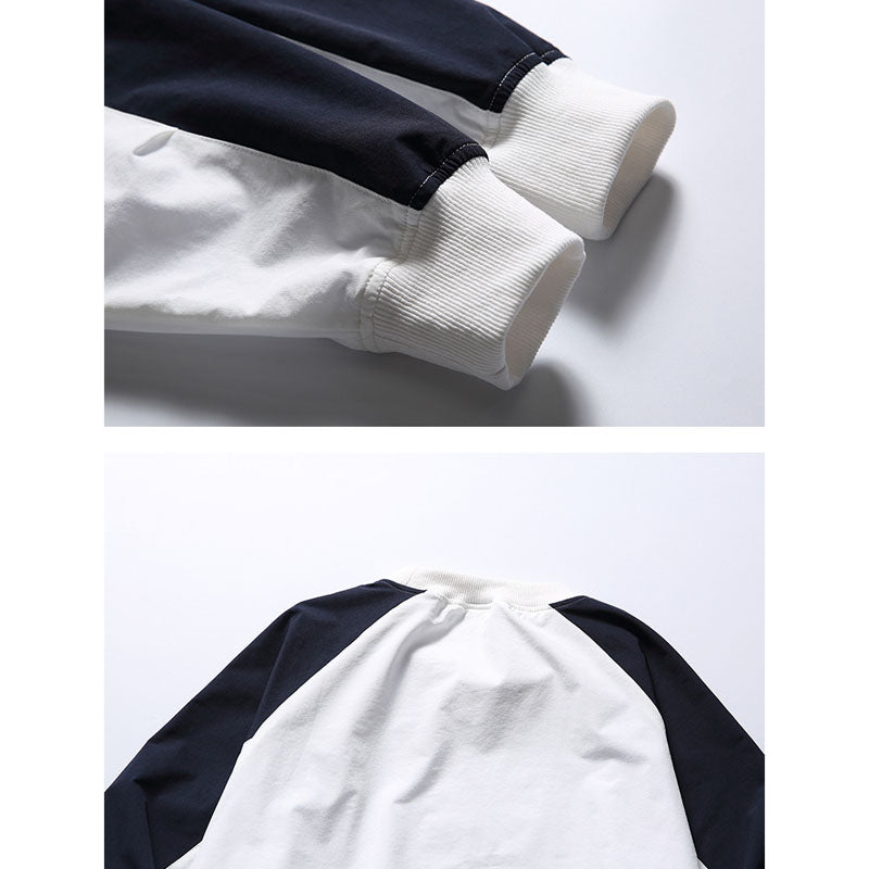 Kangaroo pocket print pullover hoodie