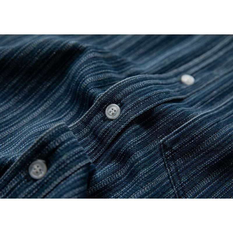 Vintage striped denim shirt