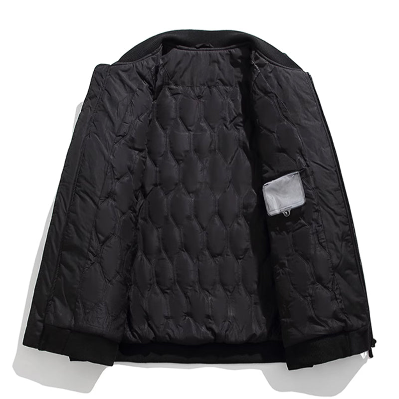 Padded fleece flight jacket