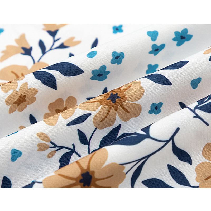 New for summer: floral print short-sleeved shirt