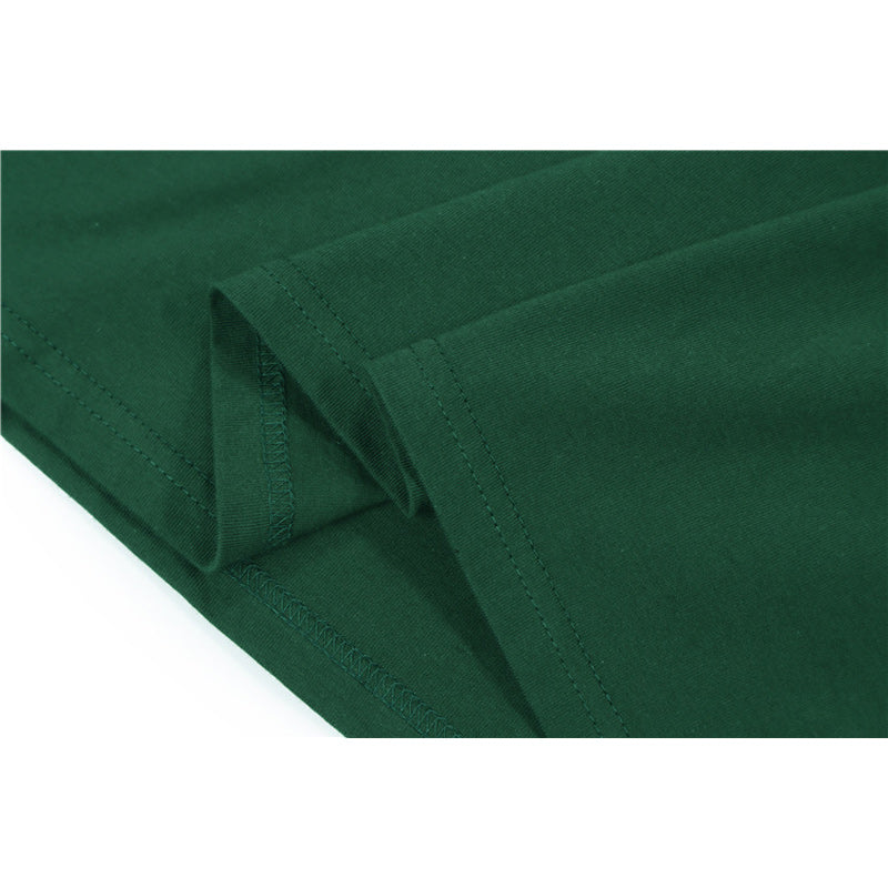 Embroidered animal simple and easy-to-match short-sleeved T-shirt