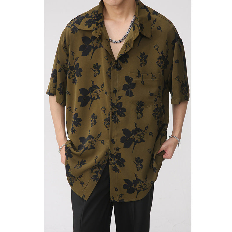 Hawaiian Print Short Sleeve Shirt