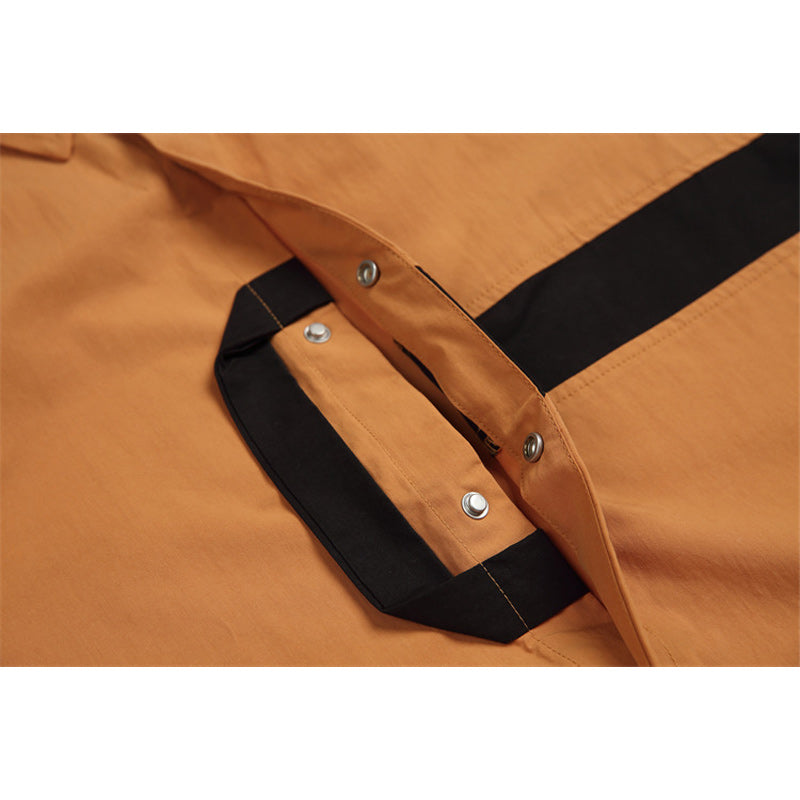 Choose from 3 colors of cotton short-sleeved work shirts