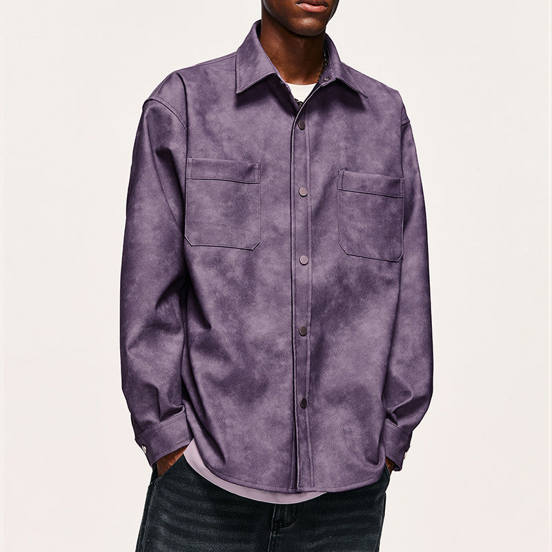 Coveralls and casual PU jackets