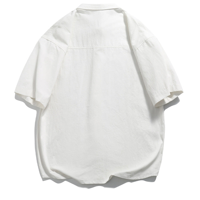 Unique printed short sleeve shirt