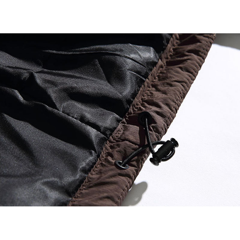 Lightly padded circular quilted work jacket