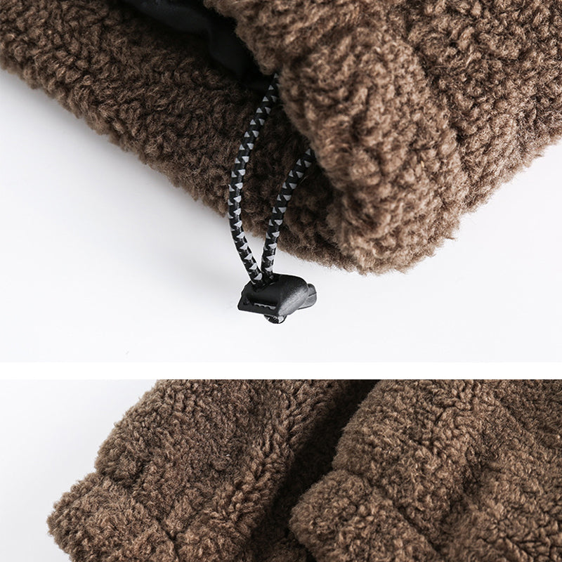 Casual, relaxed, trendy padded jacket with hood