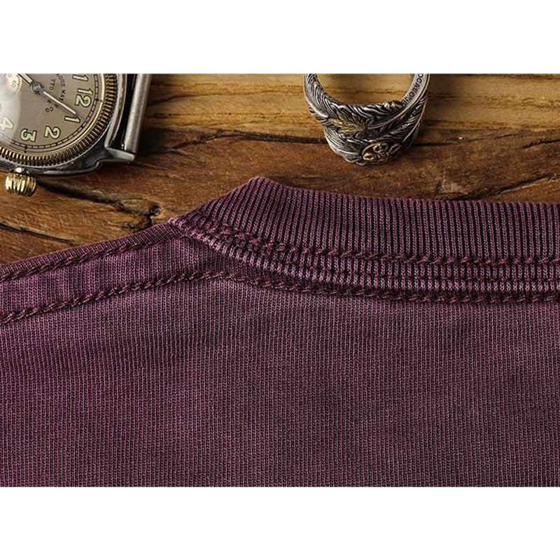 B01 Overdye Washed Cotton Tee Available in 4 colors