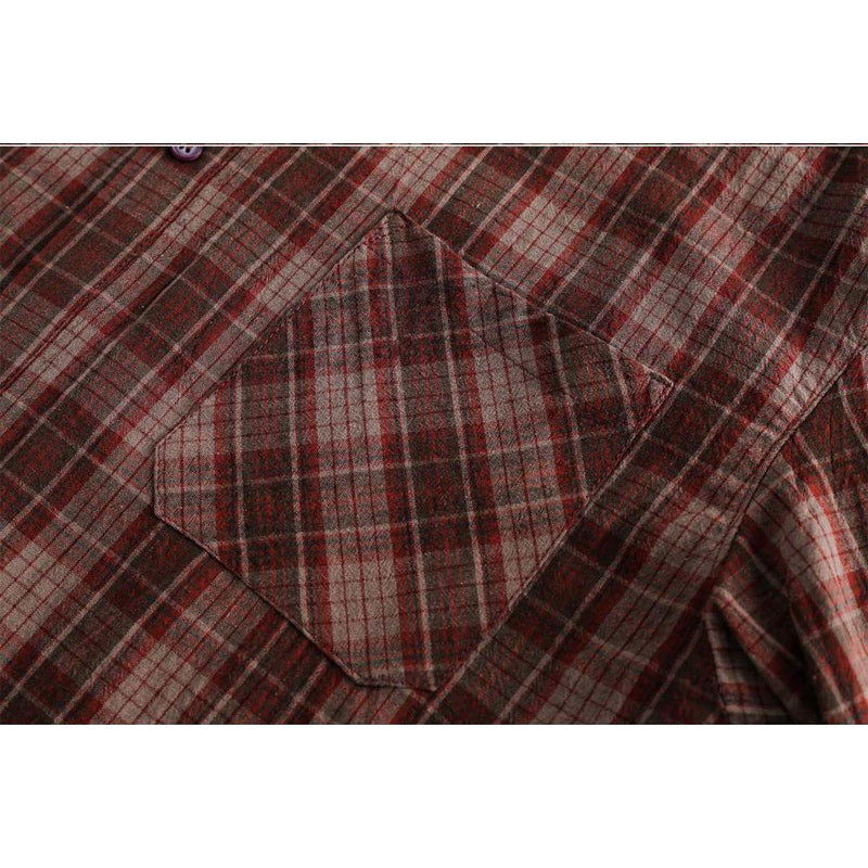 Classic check work short sleeve shirt