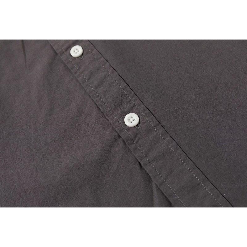 Classic short-sleeved work shirt with contrasting sleeves