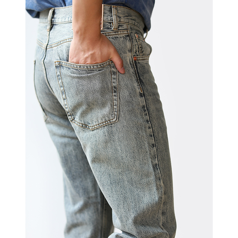 Bootcut denim pants