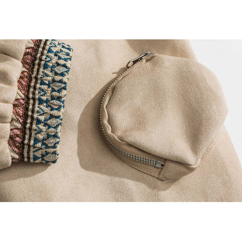 Ethnic-style American casual jacket