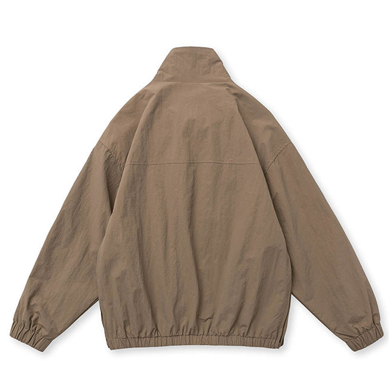 Water-repellent plain retro jacket