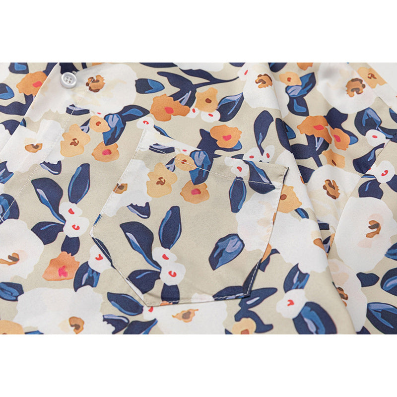 Hawaiian Vacation Floral Print Shirt