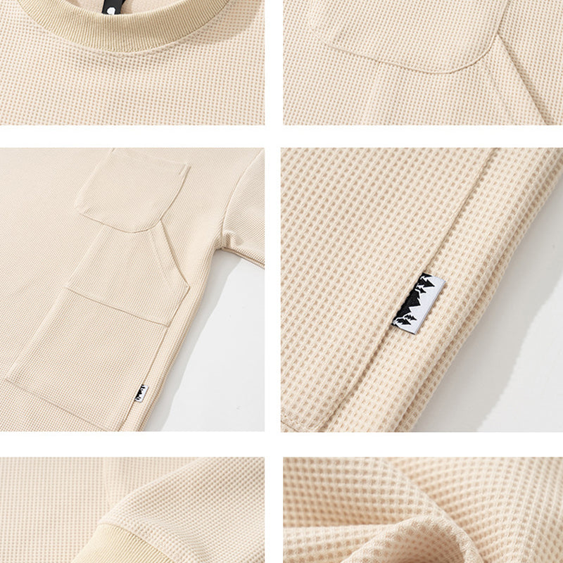 cityboy 350g Heavyweight Waffle Long Sleeve Tee
