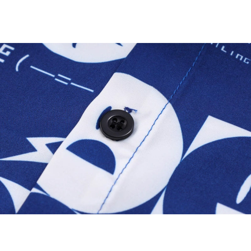 New for summer: emoji print short-sleeved shirt