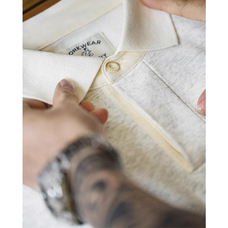 New for summer: 280G polo tee, plain knit short sleeves