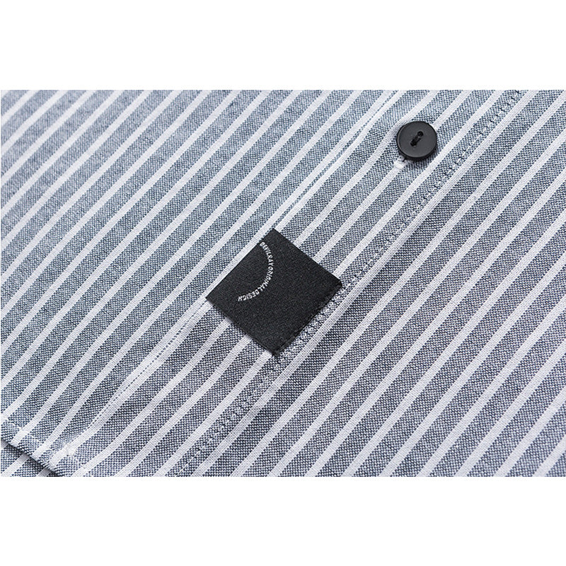Retro striped long sleeve shirt