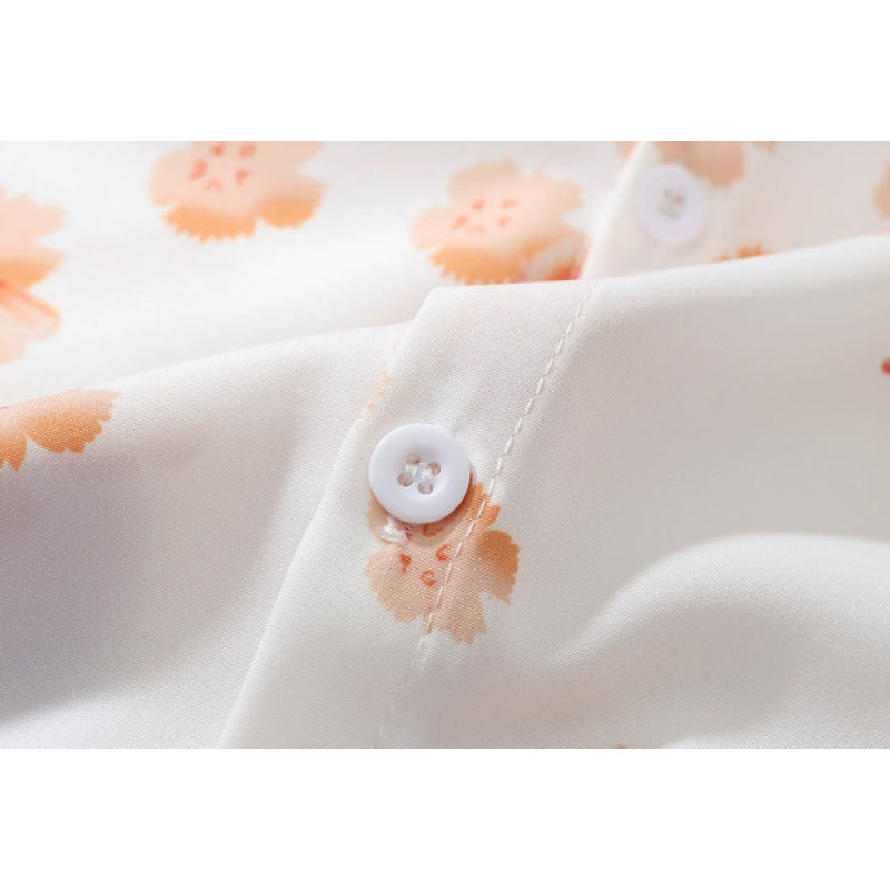 New for summer: Goldfish print short-sleeved shirt