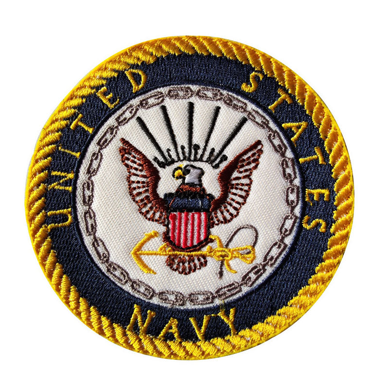 American casual retro embroidered fabric with 5 types of badges
