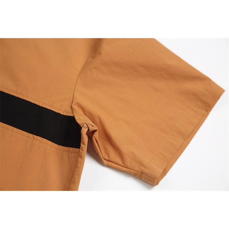 Choose from 3 colors of cotton short-sleeved work shirts