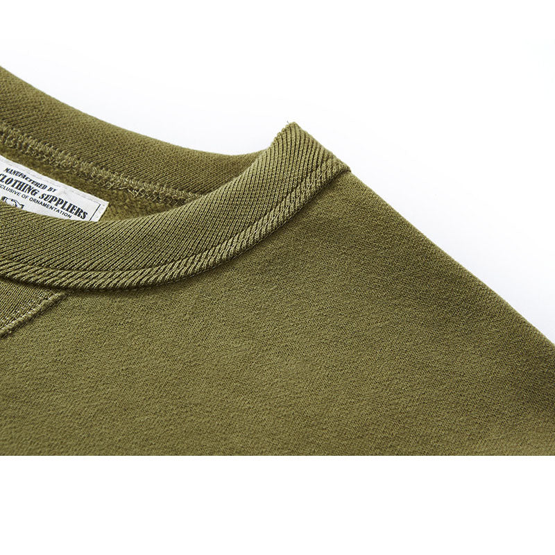 American Casual 490G Round Neck Pullover Hoodie