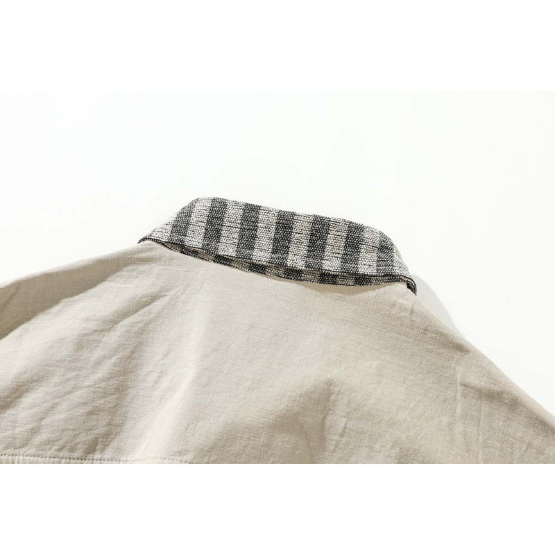 Striped faux layered vest shirt