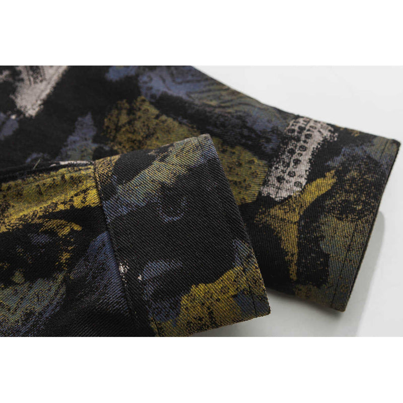 Autumn fashion camouflage long sleeve shirt