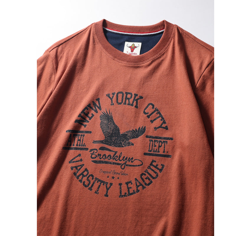 New summer American casual print T-shirt