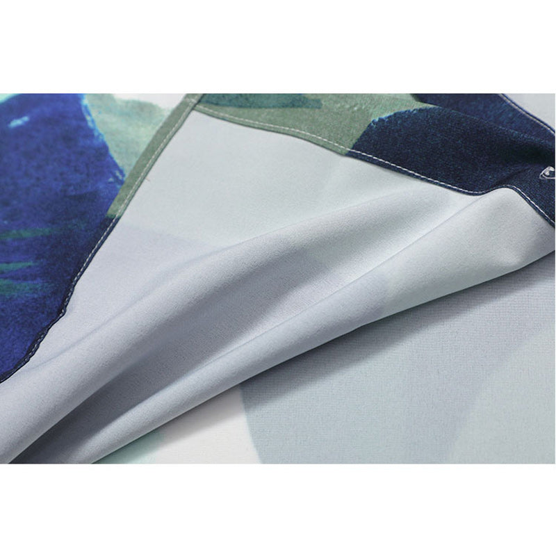 ハワイアンプリント半袖シャツ