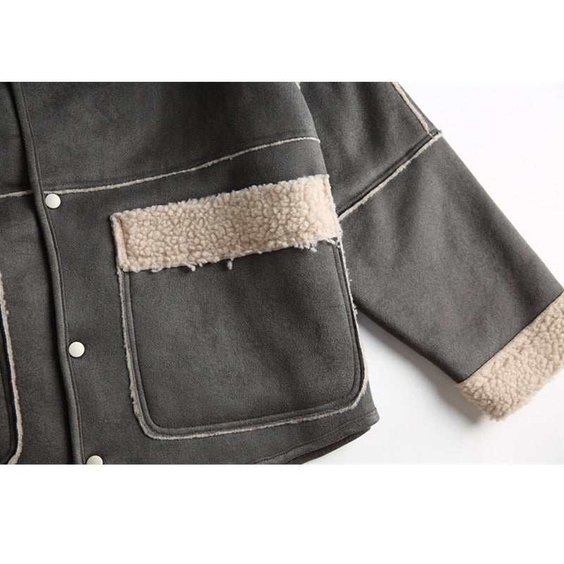 Men's Lambswool Warm Loose Fit Jacket