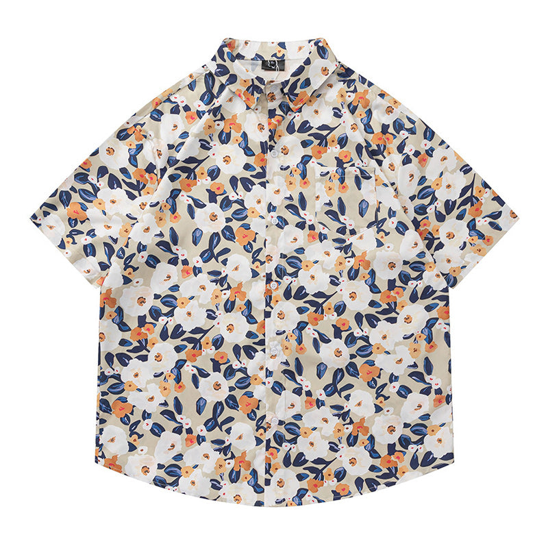 Hawaiian Vacation Floral Print Shirt