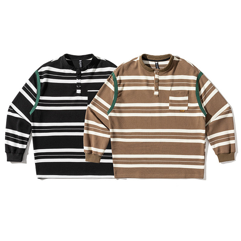 Color-coordinated horizontal striped autumn fashion hoodie