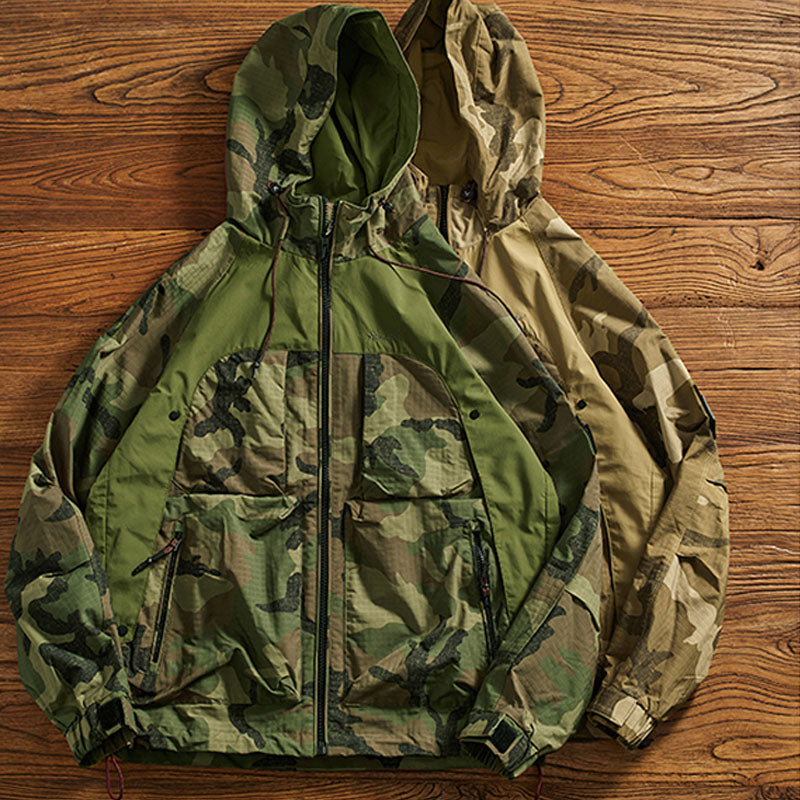 Outdoor Functional Camouflage Combination Hooded Jacket