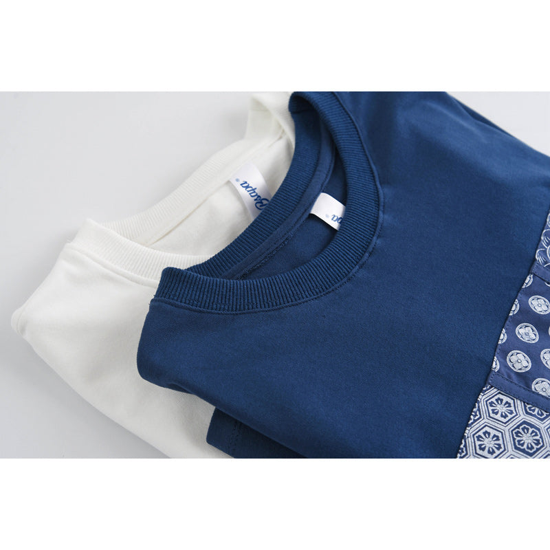 Ethnic indigo dyed T-shirt