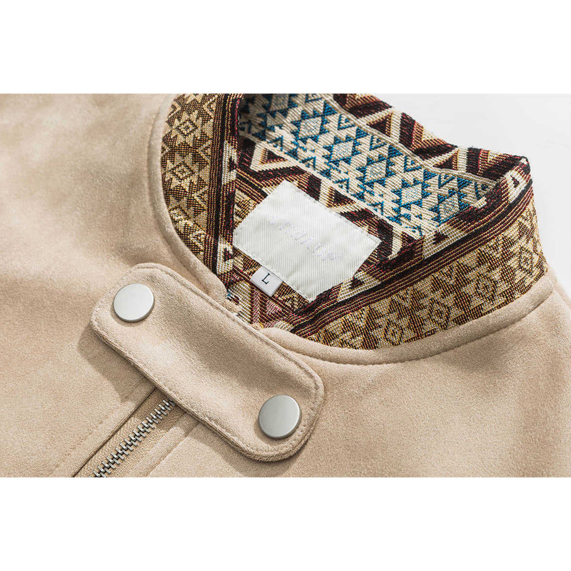 Ethnic-style American casual jacket