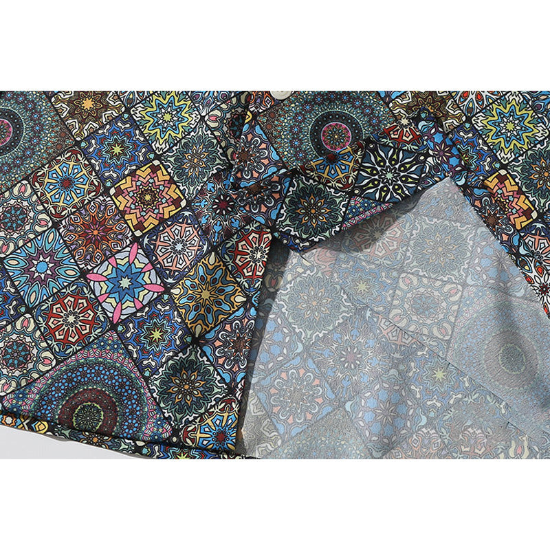 Hawaii "Summer Kaleidoscope" All-Over Print Aloha Shirt