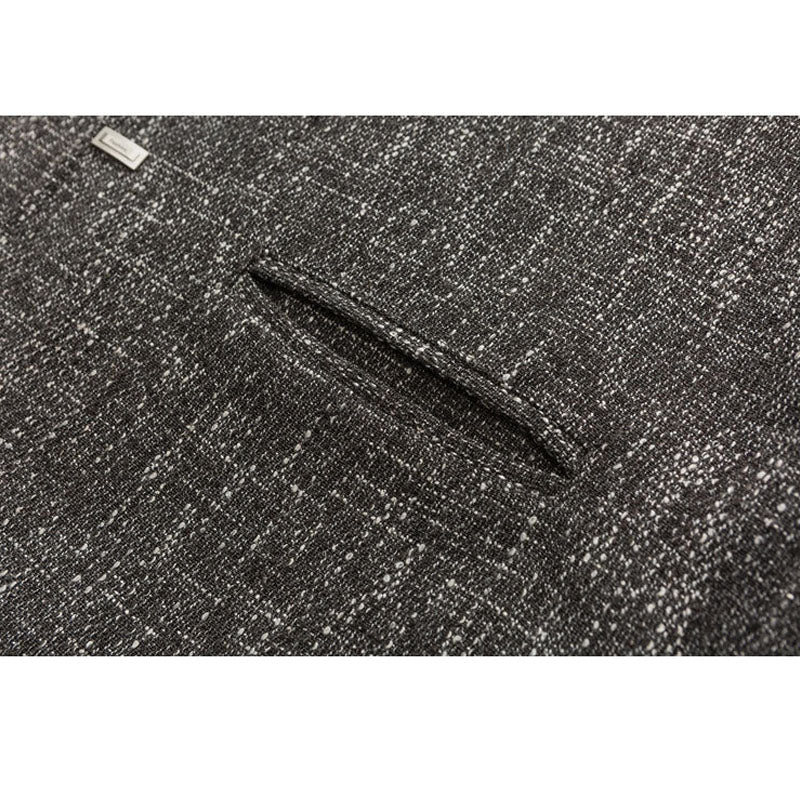 Switch stand collar coat zipper loose men's jacket